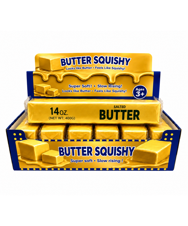 Butter Squishy 14oz – Super Soft & Slow Rising Sensory Fidget Toy