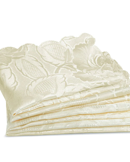 Jacquard Napkins in Cream