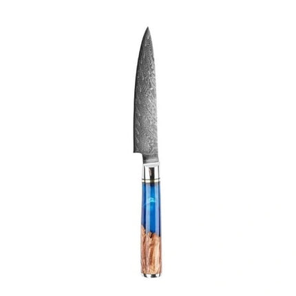 Japanese Damascus Utility Knife 5 Inch