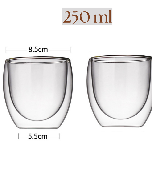 Double-Walled Insulated Glass – 250ml