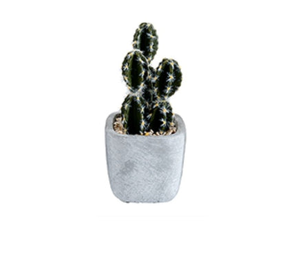 Artificial Potted Cactus 16cm