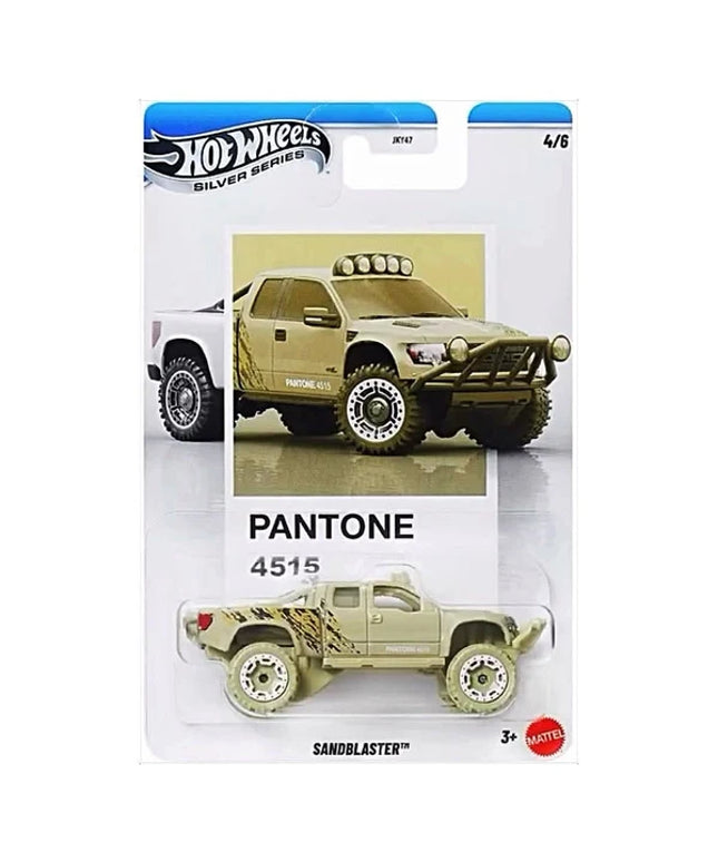 Hot Wheels Silver Series Pantone 4515 Sandblaster 4/6 Die-Cast Car