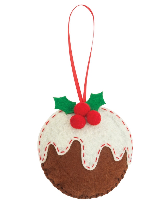 Make Your Own Felt Christmas Pudding