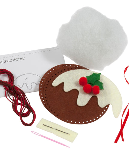 Make Your Own Felt Christmas Pudding