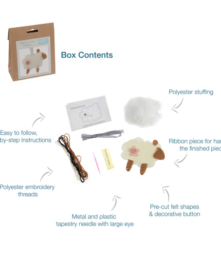 Felt Decoration Kit: Sheep