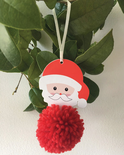 Pom Pom Decoration Kit: Christmas: Santa