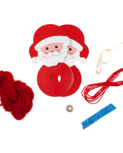 Pom Pom Decoration Kit: Christmas: Santa