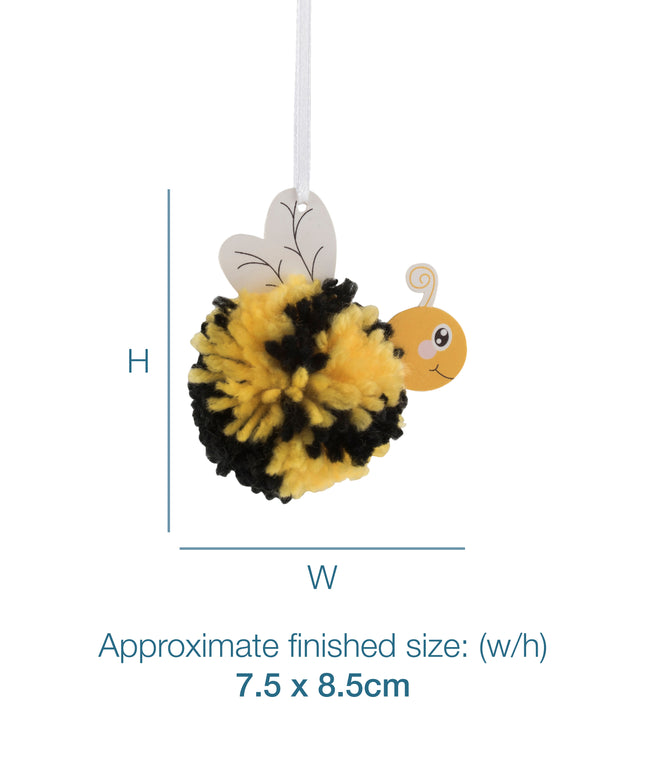 Pom Pom Decoration Kit: Bee