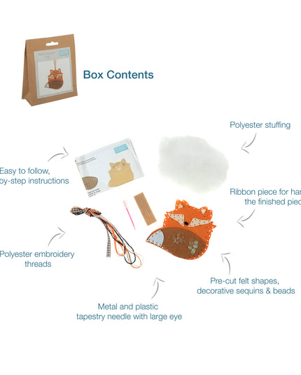 Felt Decoration Kit: Fox