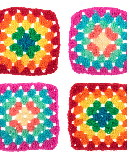 My First Crochet Kit Granny Squares