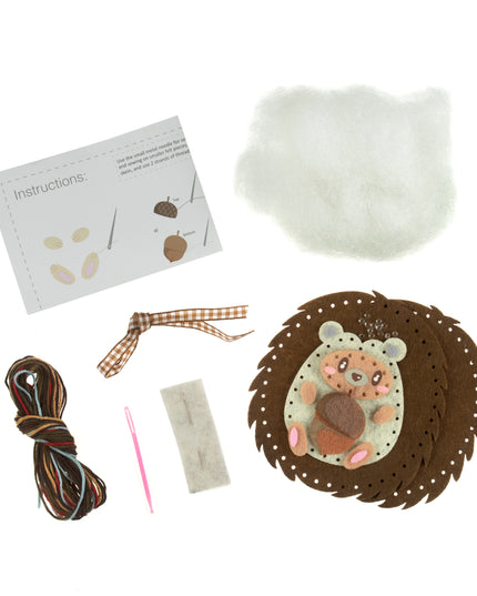 Felt Decoration Kit: Hedgehog