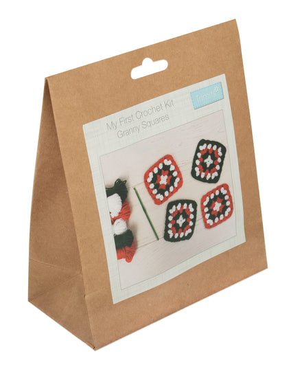 Crochet Kit: My First: Granny Squares: Festive Colours