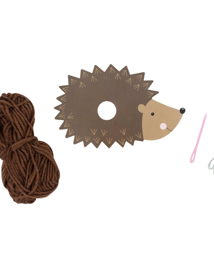 Pom Pom Decoration Kit: Hedgehog