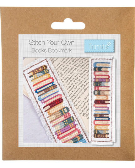 Counted Cross Stitch Kit: Bookmark: Books