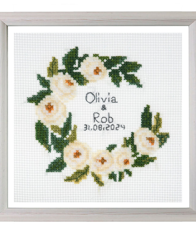 Counted Cross Stitch Kit: Mini: Celebration Wreath