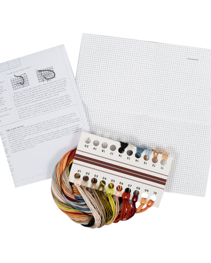 Counted Cross Stitch Kit: Mini: Brown Horse