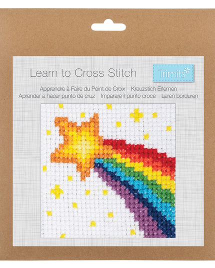 Counted Cross Stitch Kit: Rainbow