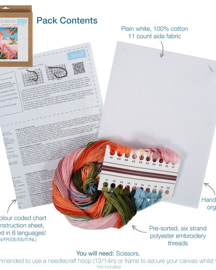 Counted Cross Stitch Kit: Large: Holiday