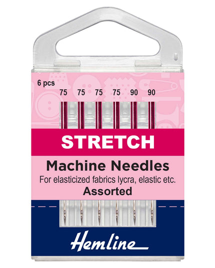 Sewing Machine Needles: Stretch: Mixed: 6 Pieces