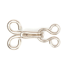 Hooks and Eyes: Nickel: Size 9