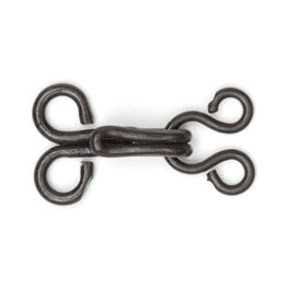 Hooks and Eyes: Black: Size 2