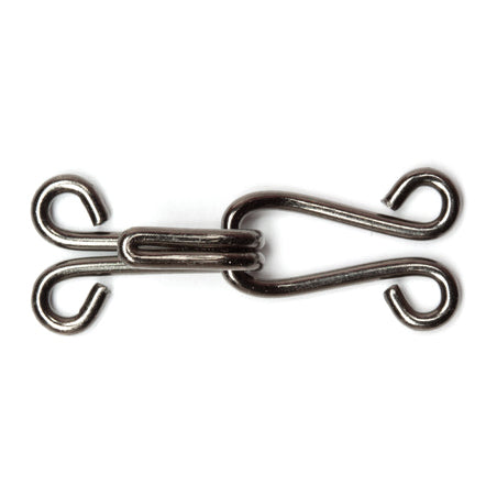 Hooks and Eyes: Black: Size 9