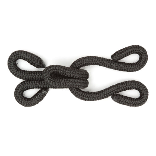 Fur Hooks and Eyes: Black: Size 3