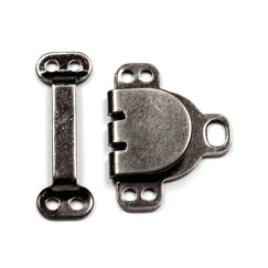 Hook and Bar: Large: Black: Pack of 3