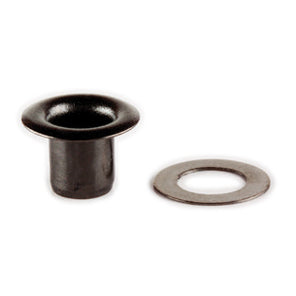 Eyelets: 7mm: Black: 20 Pieces