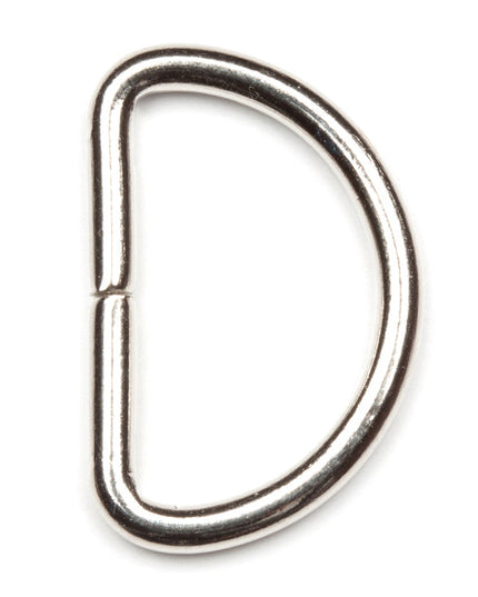 D Rings: 20mm: Nickel: 4 Pieces