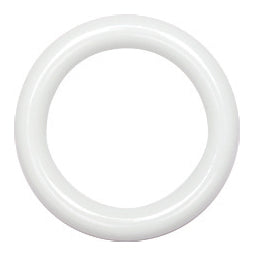 Plastic Curtain Rings: White - 19mm - 10pcs