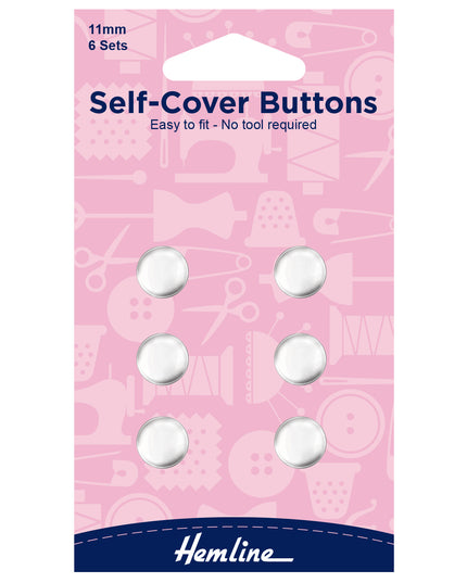 Buttons: Self-Cover: Metal Top: 11mm