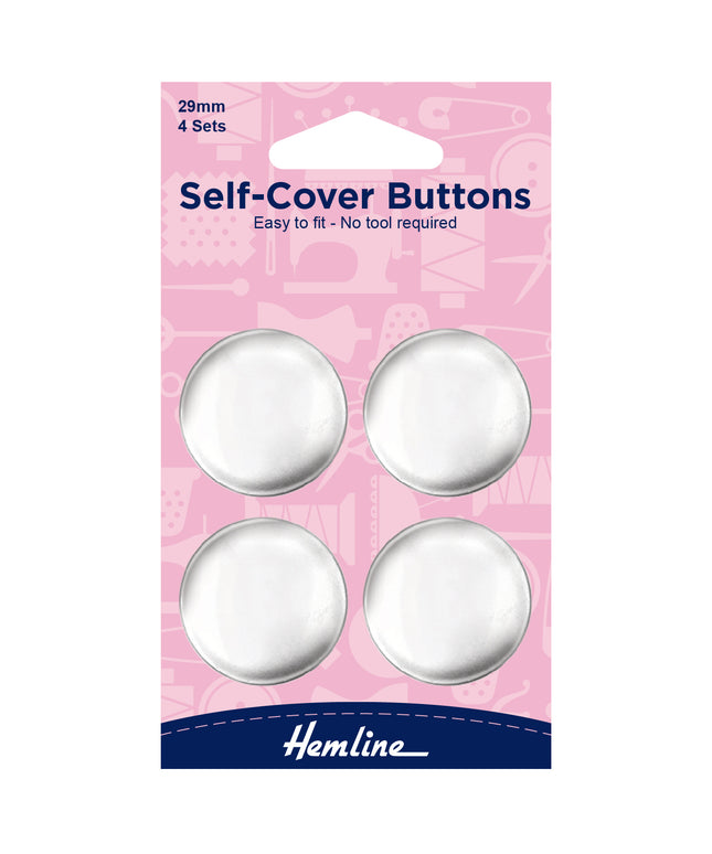 Buttons: Self-Cover: Metal Top: 29mm