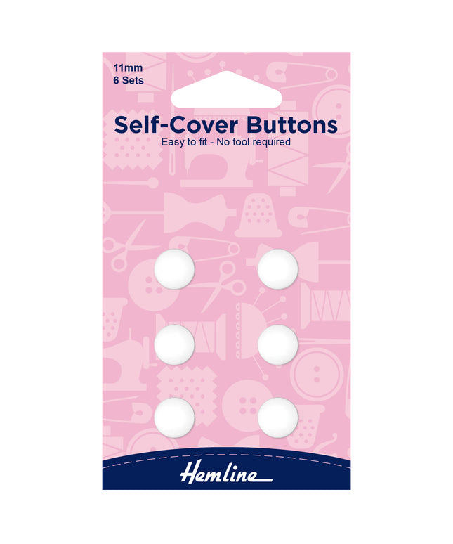 Buttons: Self-Cover: Nylon: 11mm