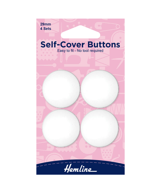 Buttons: Self-Cover: Nylon: 29mm