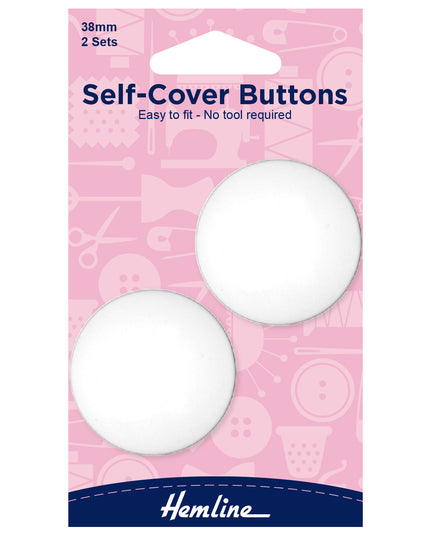 Buttons: Self-Cover: Nylon: 38mm