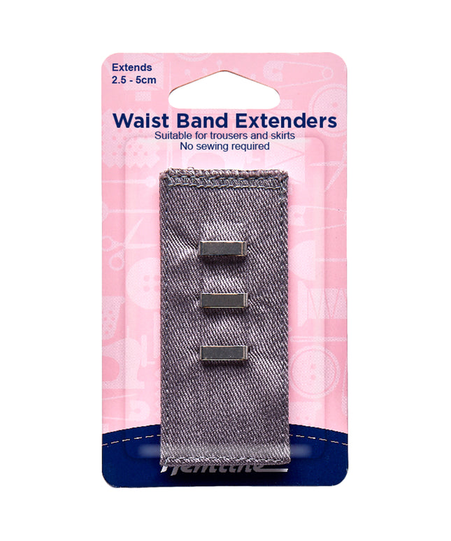 Waistband Extender Hook: Light Grey