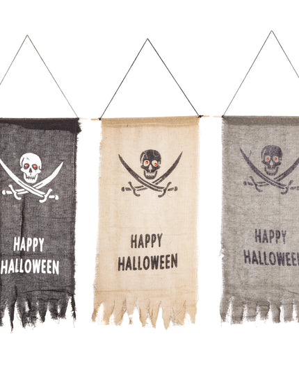 Happy Halloween' Pirate Banner 75cm