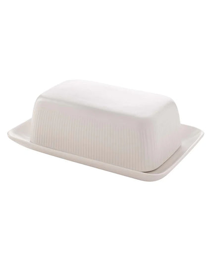 Hestia White Butter Dish