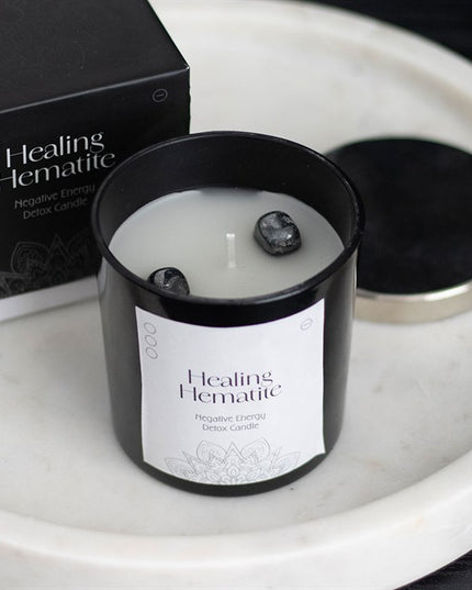 Healing Hematite Detox Candle