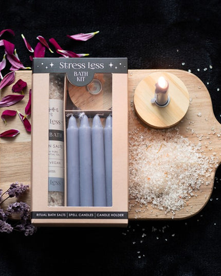 Stress Less Herbal Ritual Bath Kit
