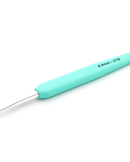 Crochet Hook: Waves 2.0: Minty Teal: 6.00mm