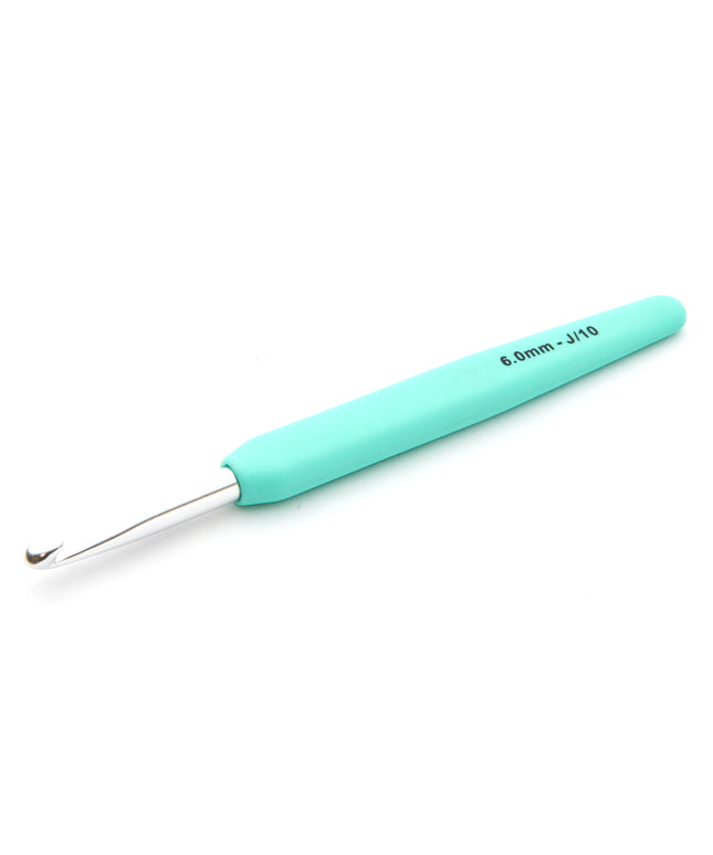 Crochet Hook: Waves 2.0: Minty Teal: 6.00mm