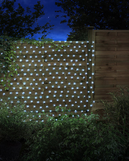 The Outdoor Living Company 168 LED Cool White Battery Operated Net Lights