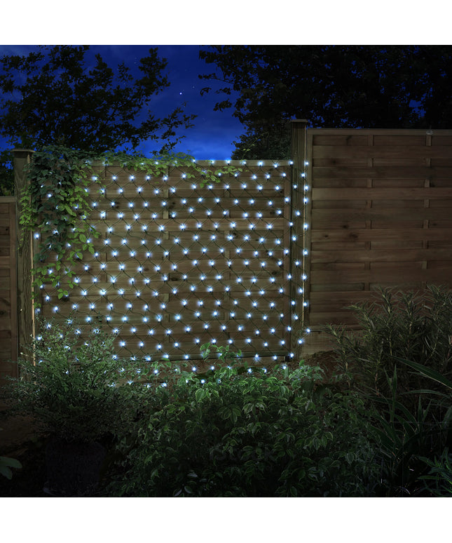 The Outdoor Living Company 168 LED Cool White Battery Operated Net Lights