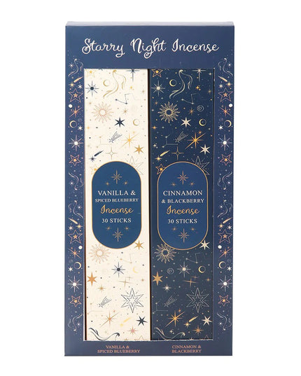 Set of 2 Starry Night Incense Stick Packs