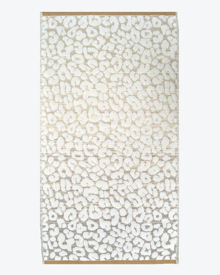 Luxury Sculpted Leopard Print Towels Bath Sheet