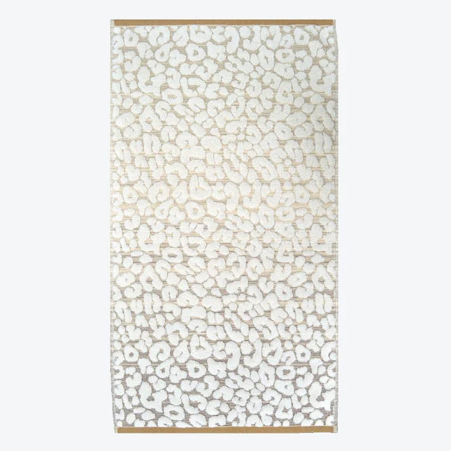 Luxury Sculpted Leopard Print Towels Bath Sheet