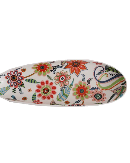 Ceramic Flower Deep Plate