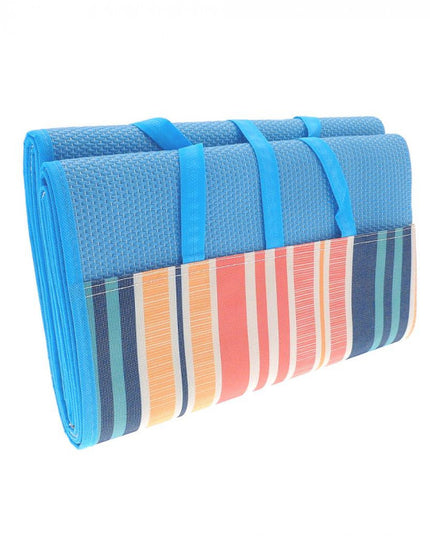 Country Club Textured Stripe Large Size Beach Mat - 150 x 180cm